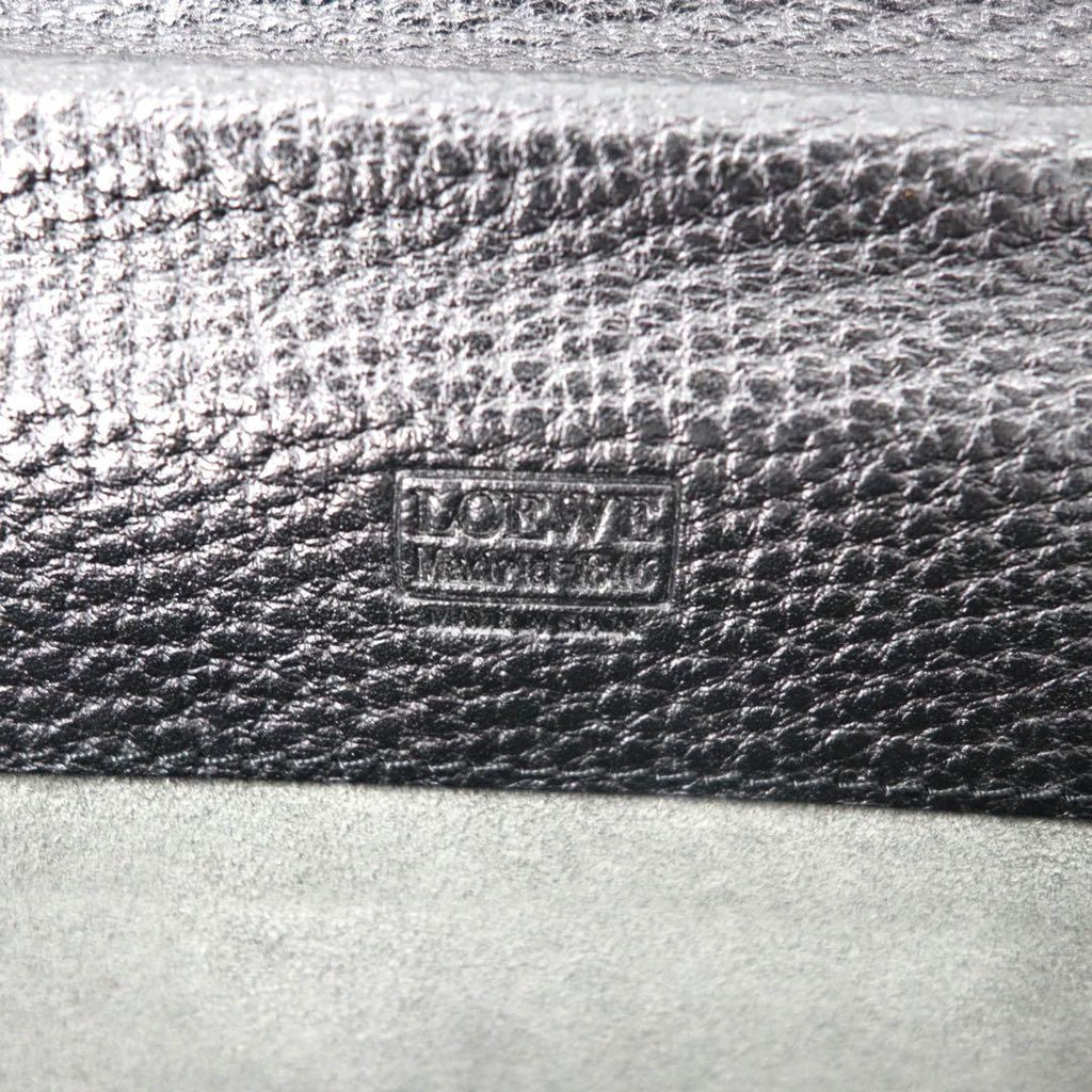 LOEWE ビジネスバッグ ブリーフケース アナグラム ブラック レザー