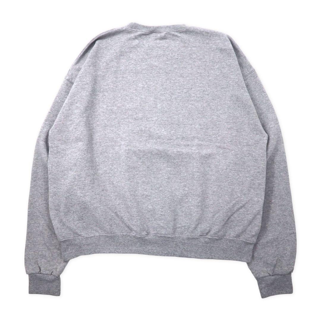 Champion anni '90 felpa college stampa XL grigia cotone MARYLAND taglia grande, Honduras