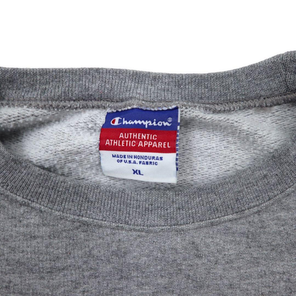 Champion 90年代 カレッジ プリントスウェット XL グレー コットン MARYLAND ビッグサイズ ホンジュラス製