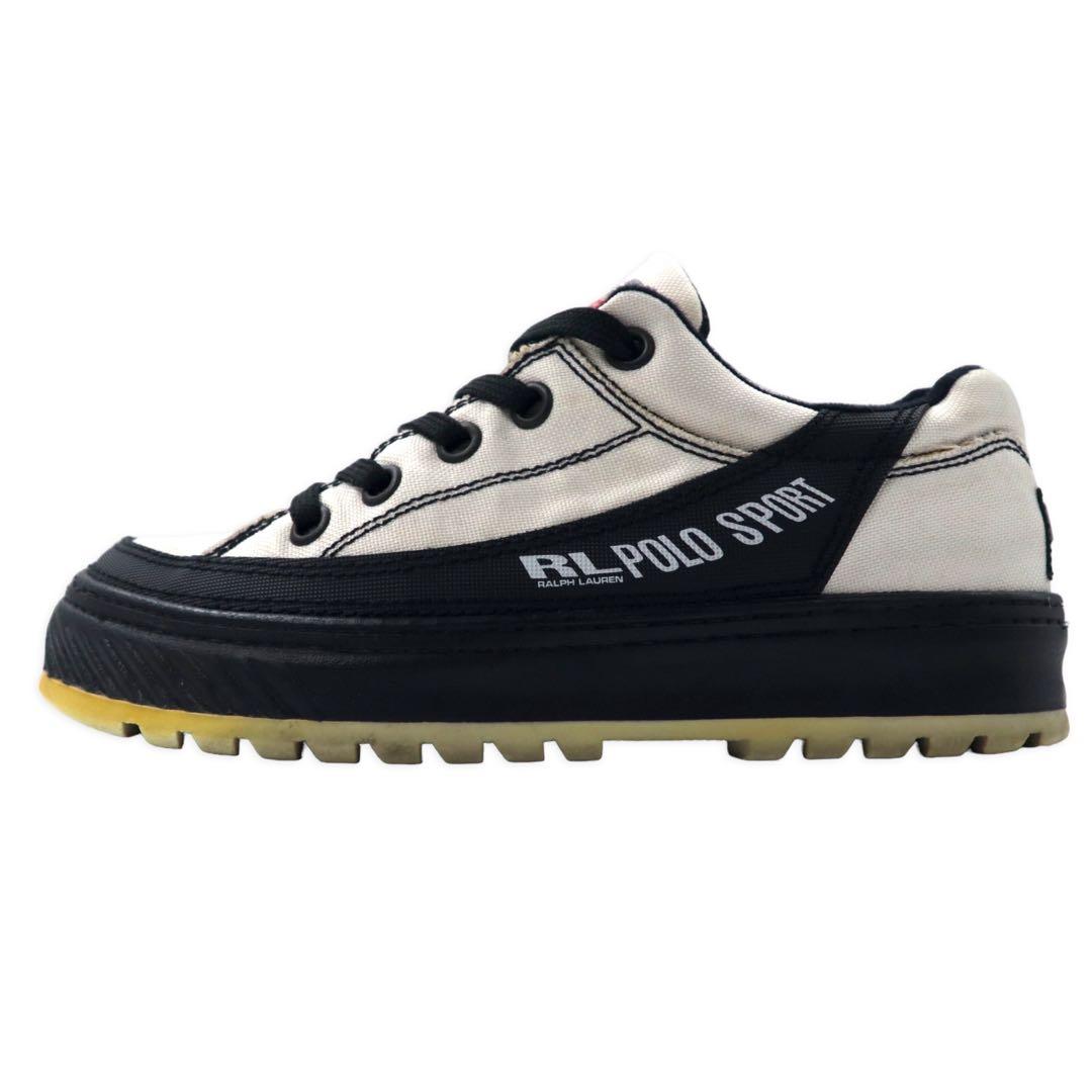 POLO SPORT RALPH LAUREN anni '90 Made in Italy Sneakers EXTREAM 23cm Bianche CORDURA
