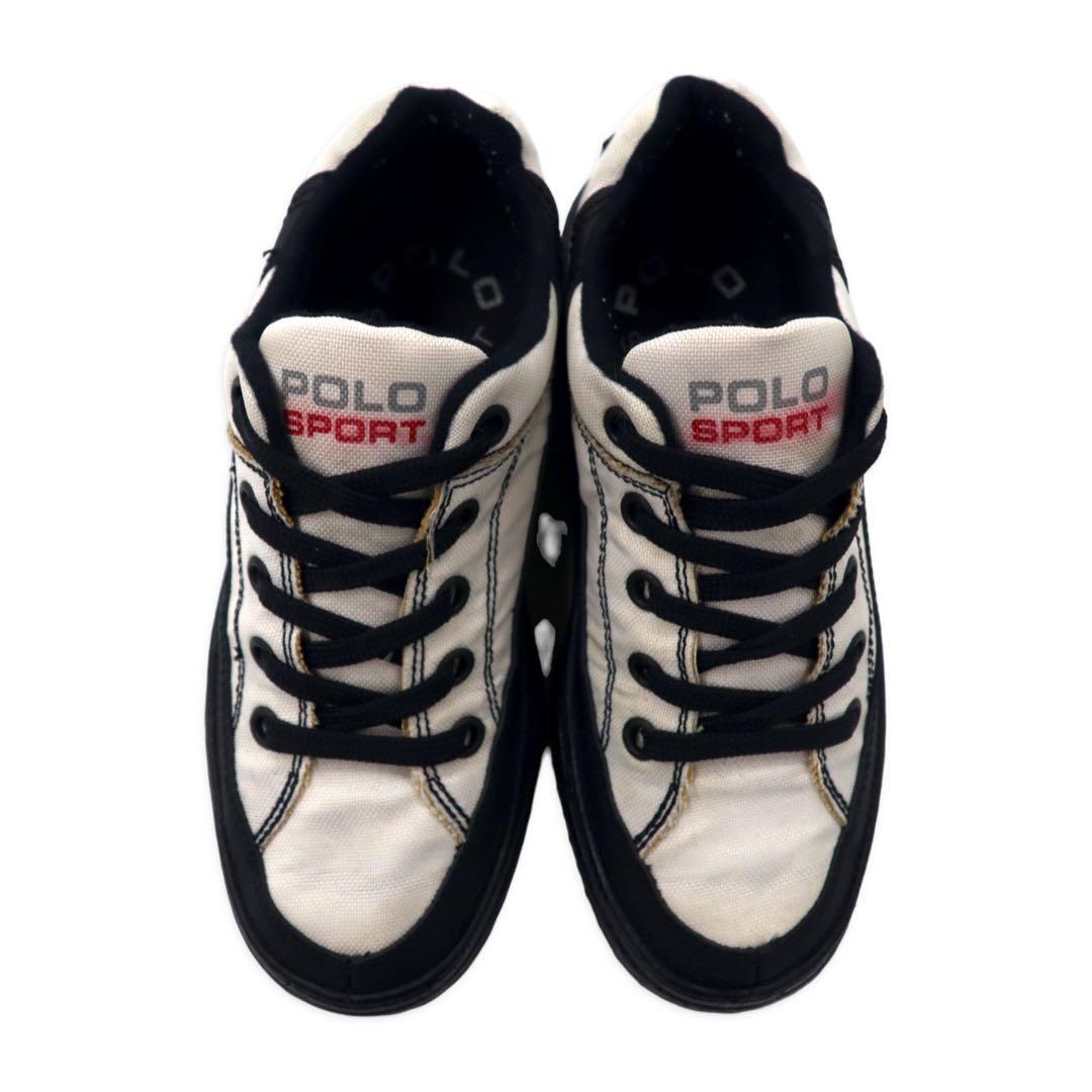 POLO SPORT RALPH LAUREN anni '90 Made in Italy Sneakers EXTREAM 23cm Bianche CORDURA