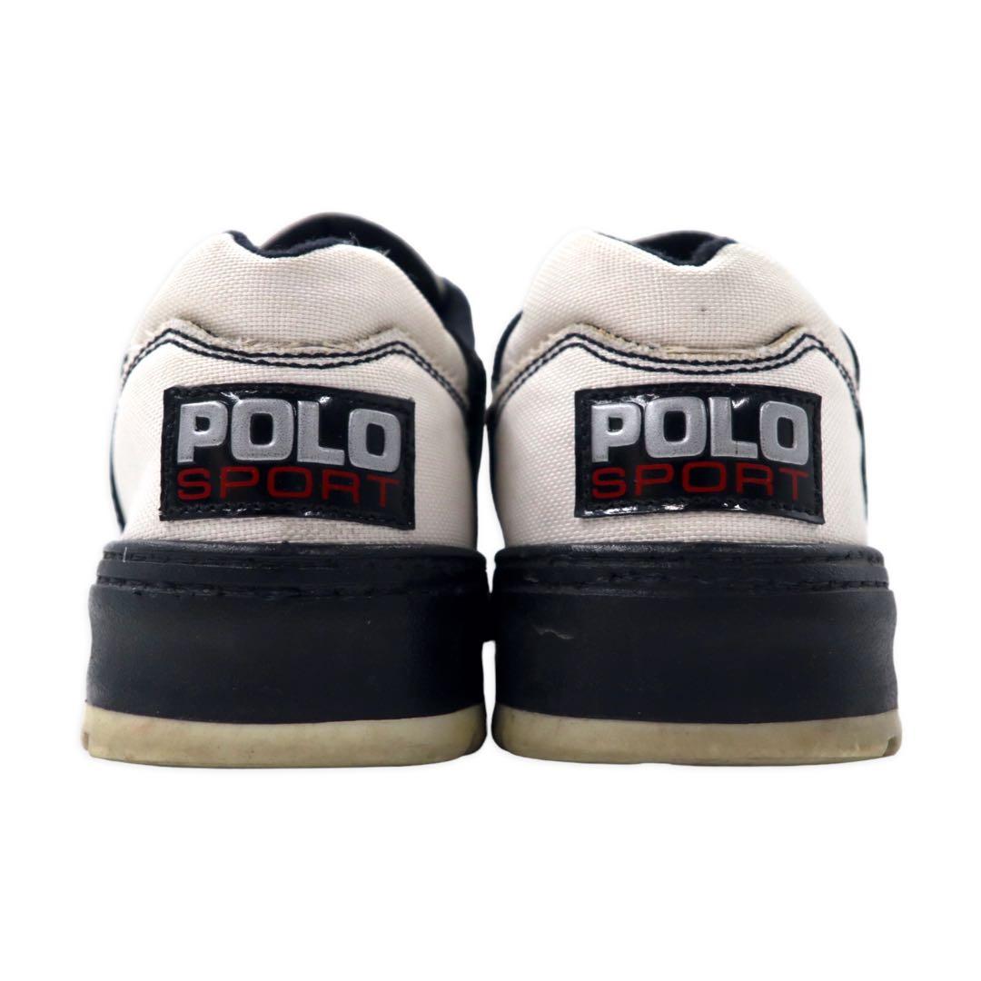 POLO SPORT RALPH LAUREN anni '90 Made in Italy Sneakers EXTREAM 23cm Bianche CORDURA