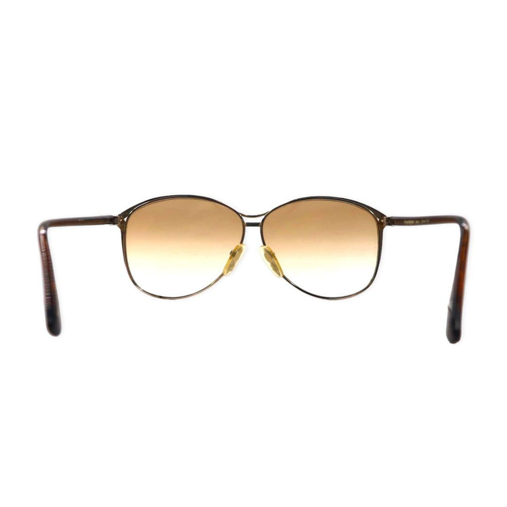 YVES SAINT LAURENT Occhiali da sole a goccia con montatura in metallo dorato YSL 31-174