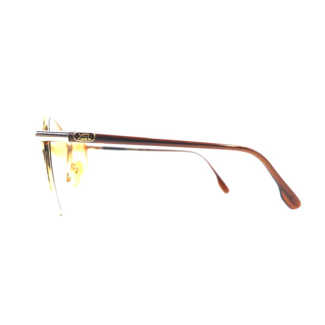 YVES SAINT LAURENT Occhiali da sole a goccia con montatura in metallo dorato YSL 31-174