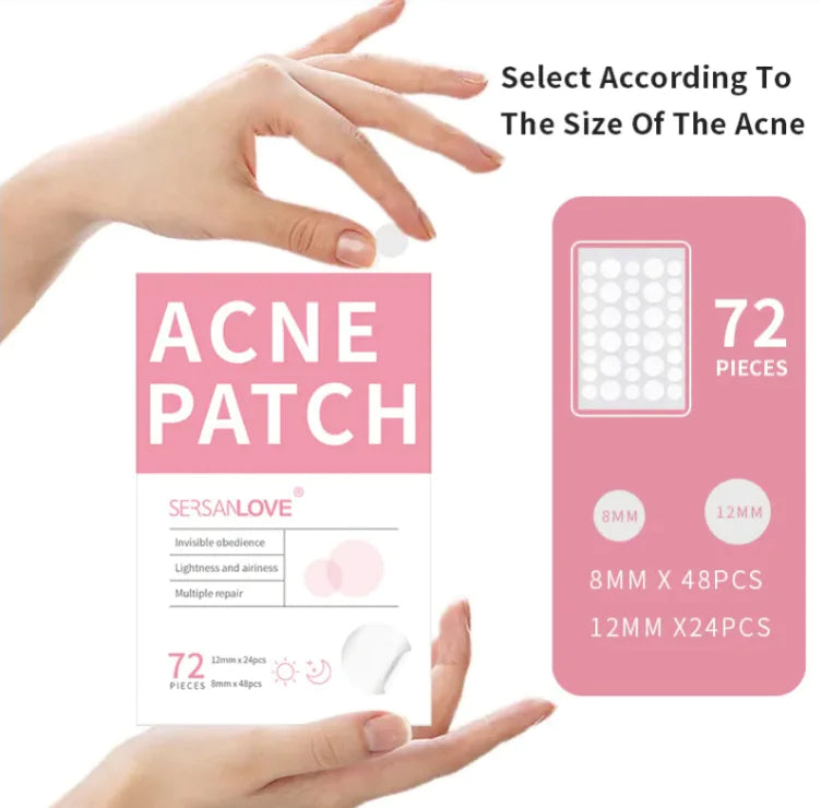 Anti-Acne Concealer Patch | Invisible Blemish Protection | 72 Patches