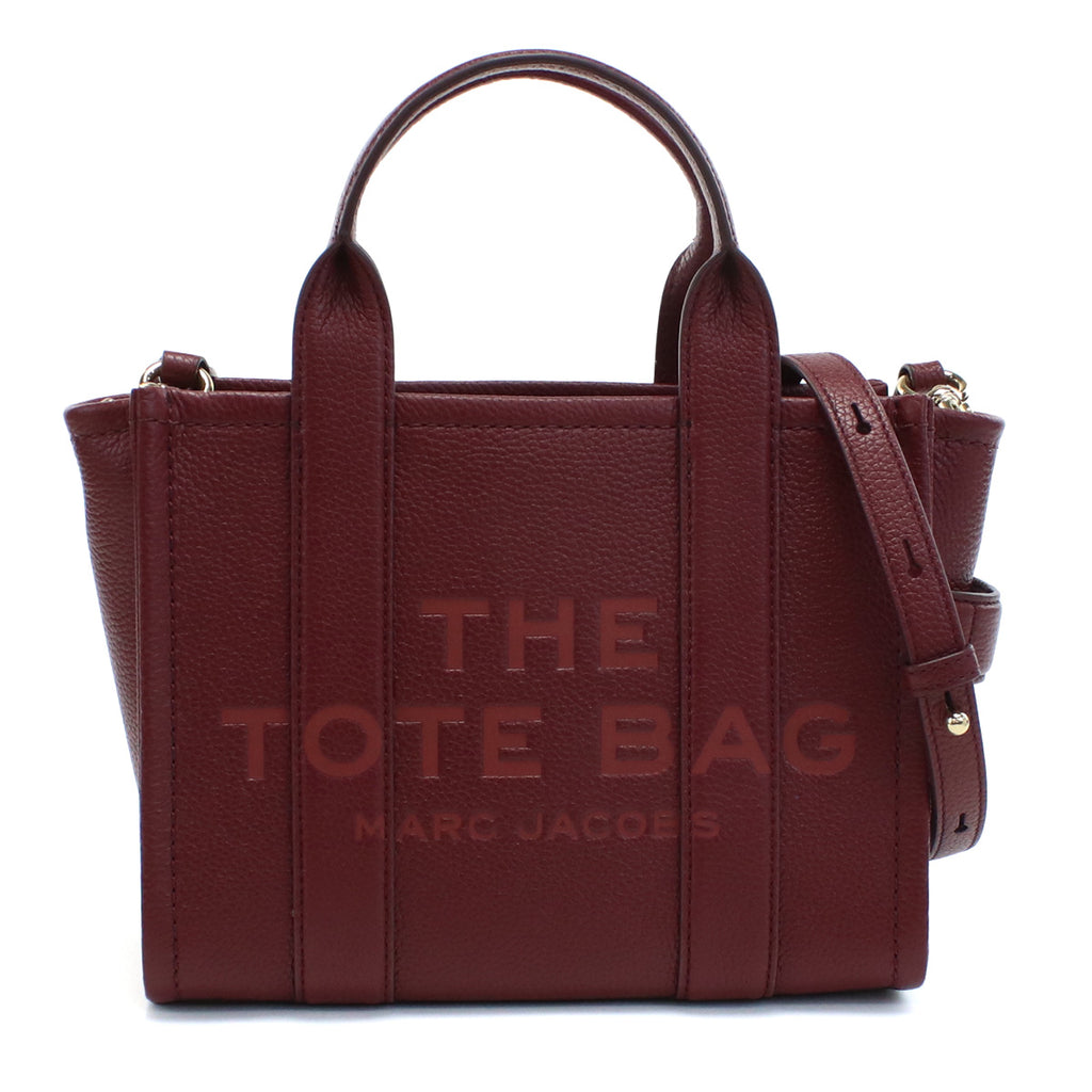 マーク・ジェイコブス MARC JACOBS MINI TRAVELER TOTE トートバッグ　ブランドH009L01SP21　602CHERRY ボルドー系　bag-01