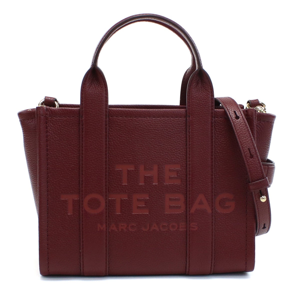マーク・ジェイコブス MARC JACOBS MINI TRAVELER TOTE トートバッグ　ブランドH009L01SP21　602CHERRY ボルドー系　bag-01