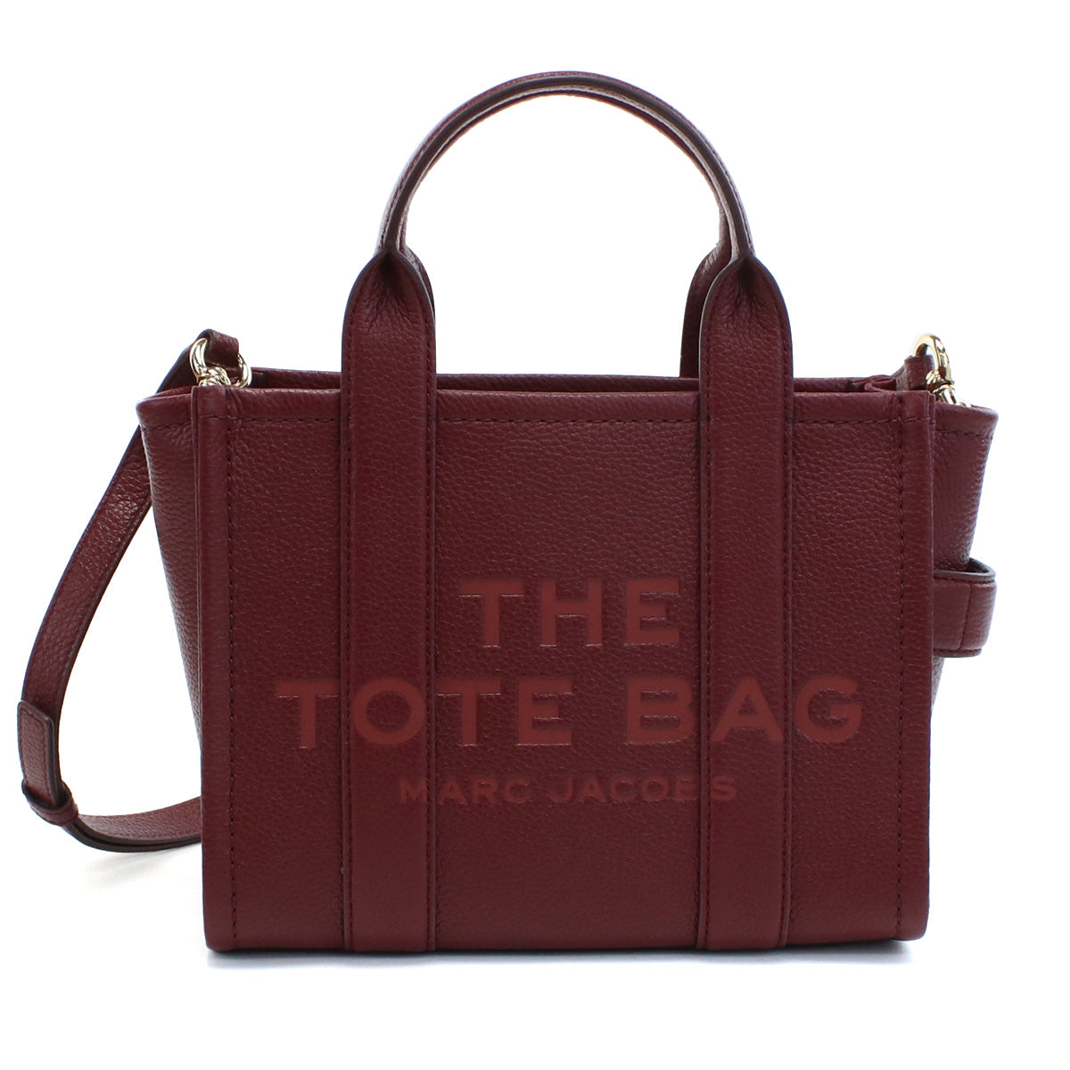 マーク・ジェイコブス MARC JACOBS MINI TRAVELER TOTE トートバッグ　ブランドH009L01SP21　602CHERRY ボルドー系　bag-01