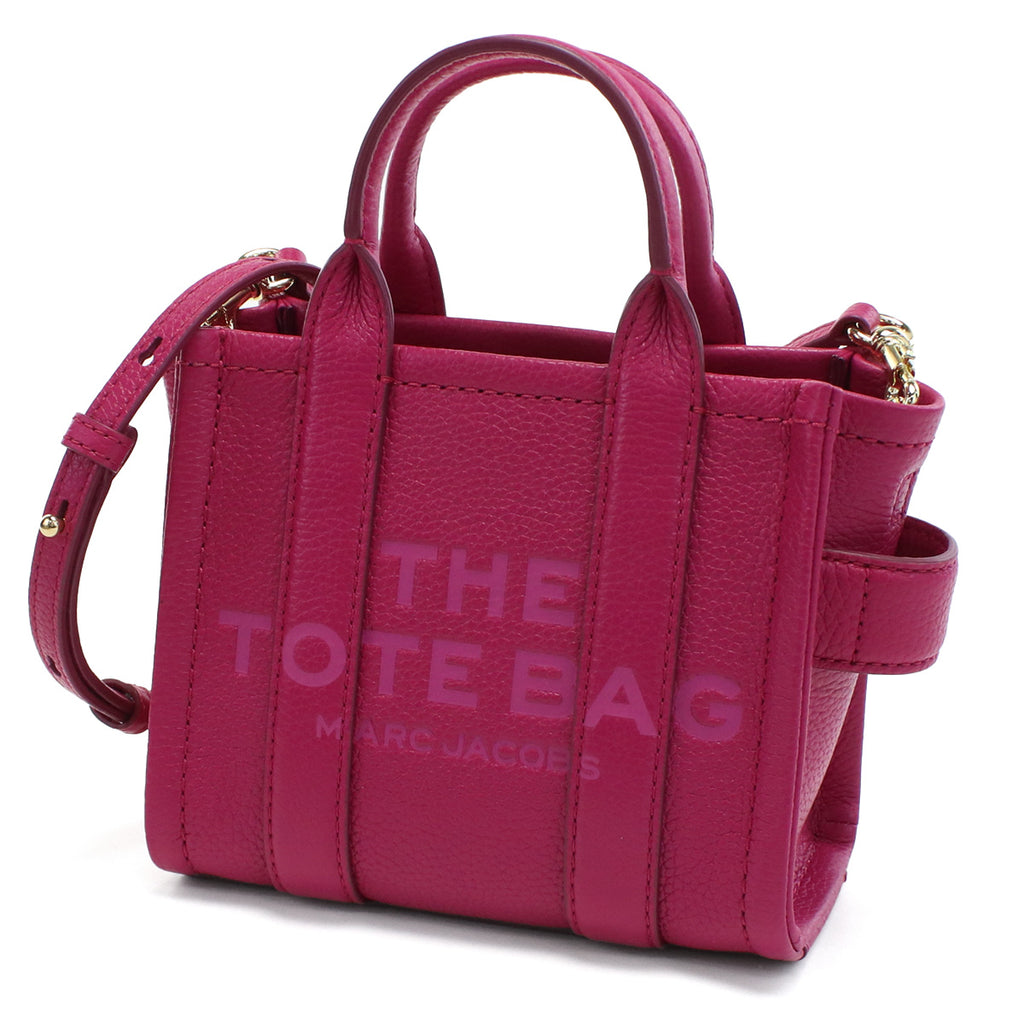 マーク・ジェイコブス MARC JACOBS THE MICRO TOTE トートバッグ　ブランドH053L01RE22　955LIPSTICK ピンク系　bag-01