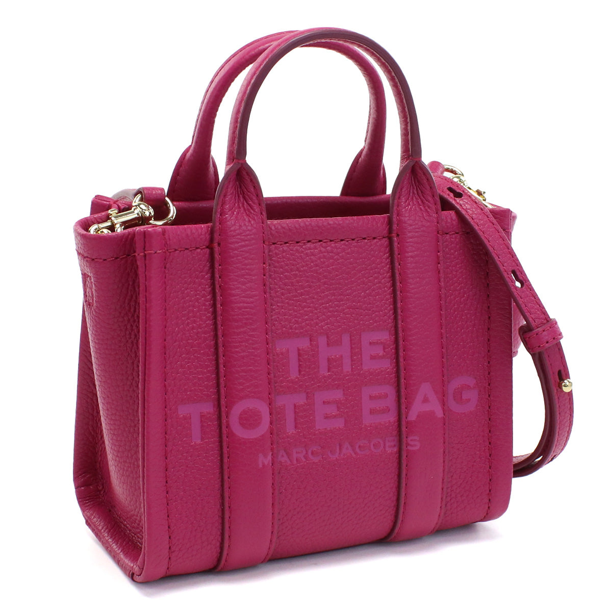 マーク・ジェイコブス MARC JACOBS THE MICRO TOTE トートバッグ　ブランドH053L01RE22　955LIPSTICK ピンク系　bag-01