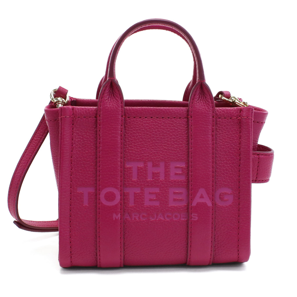 マーク・ジェイコブス MARC JACOBS THE MICRO TOTE トートバッグ　ブランドH053L01RE22　955LIPSTICK ピンク系　bag-01