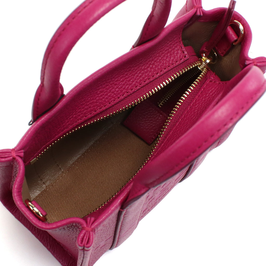 マーク・ジェイコブス MARC JACOBS THE MICRO TOTE トートバッグ　ブランドH053L01RE22　955LIPSTICK ピンク系　bag-01