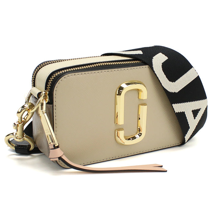 マーク・ジェイコブス MARC JACOBS THE SNAPSHOT 斜め掛けショルダー ブランド2S3HCR500H03　241KHAKI MULTI　ベージュ系 マルチカラー　bag-01