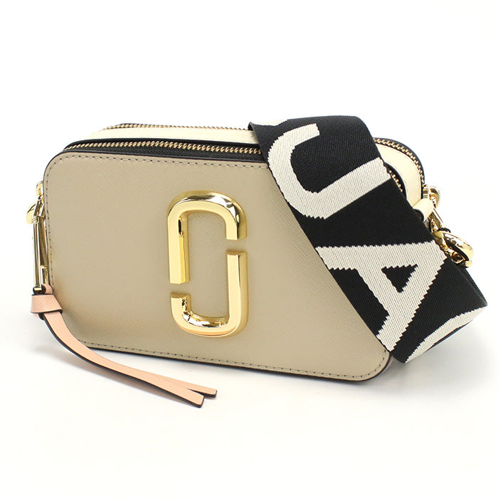 マーク・ジェイコブス MARC JACOBS THE SNAPSHOT 斜め掛けショルダー ブランド2S3HCR500H03　241KHAKI MULTI　ベージュ系 マルチカラー　bag-01