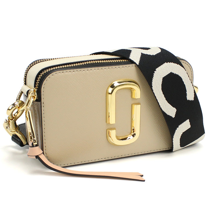 マーク・ジェイコブス MARC JACOBS THE SNAPSHOT 斜め掛けショルダー ブランド2S3HCR500H03　241KHAKI MULTI　ベージュ系 マルチカラー　bag-01