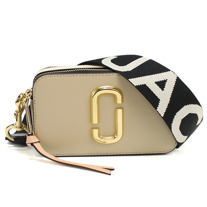 マーク・ジェイコブス MARC JACOBS THE SNAPSHOT 斜め掛けショルダー ブランド2S3HCR500H03　241KHAKI MULTI　ベージュ系 マルチカラー　bag-01