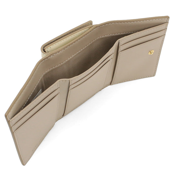 マーク・ジェイコブス MARC JACOBS THE MINI TRIFOLD WALLET 三折財布小銭入付き　ブランド2F3SMP060S07　695ROSE MULTI ホワイト系 ピンク系　mini-01　wallet-01