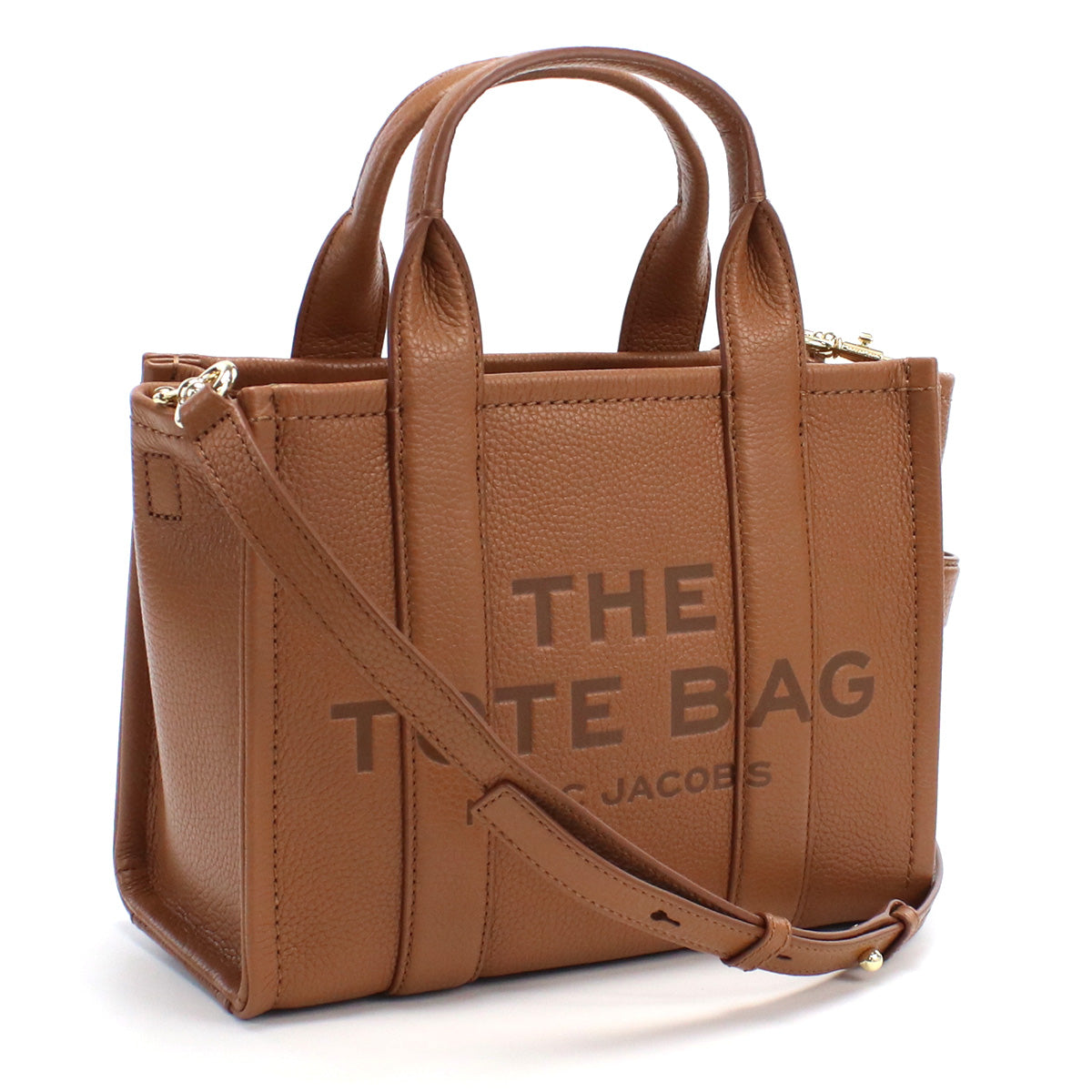 MARC JACOBS マークジェイコブス ザ レザー トートバッグ スモール H009L01SP21 212 THE TOTE BAG SMALL レディース ブラウン