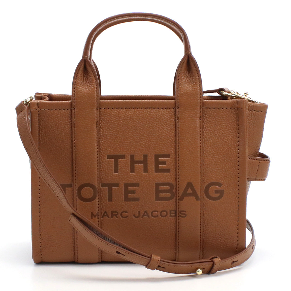 MARC JACOBS マークジェイコブス ザ レザー トートバッグ スモール H009L01SP21 212 THE TOTE BAG SMALL レディース ブラウン