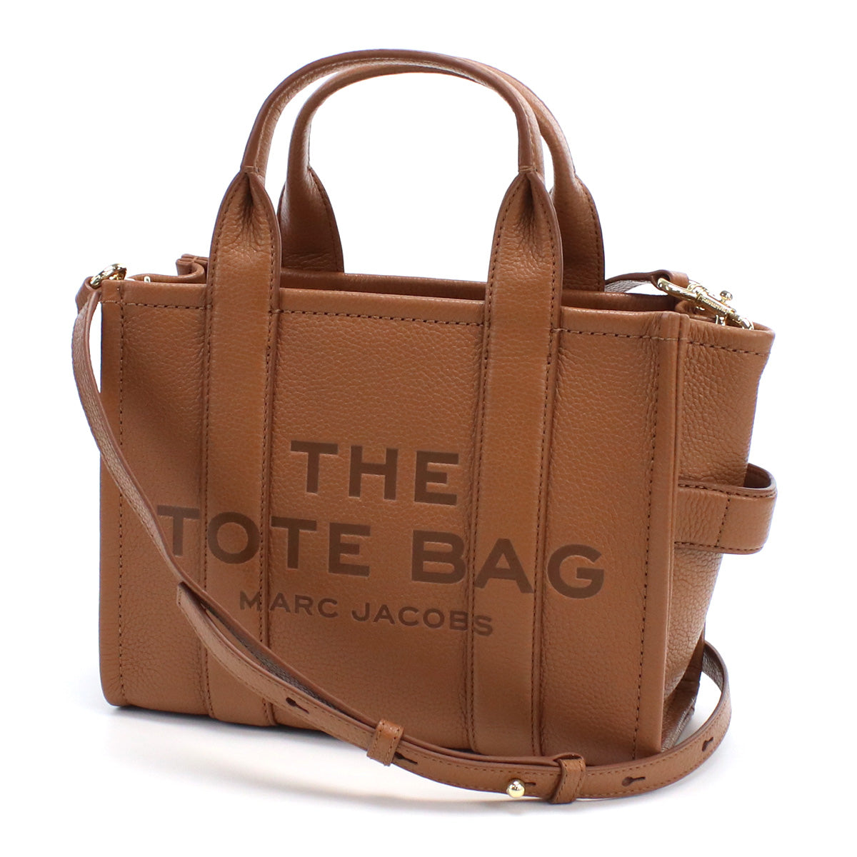 MARC JACOBS マークジェイコブス ザ レザー トートバッグ スモール H009L01SP21 212 THE TOTE BAG SMALL レディース ブラウン