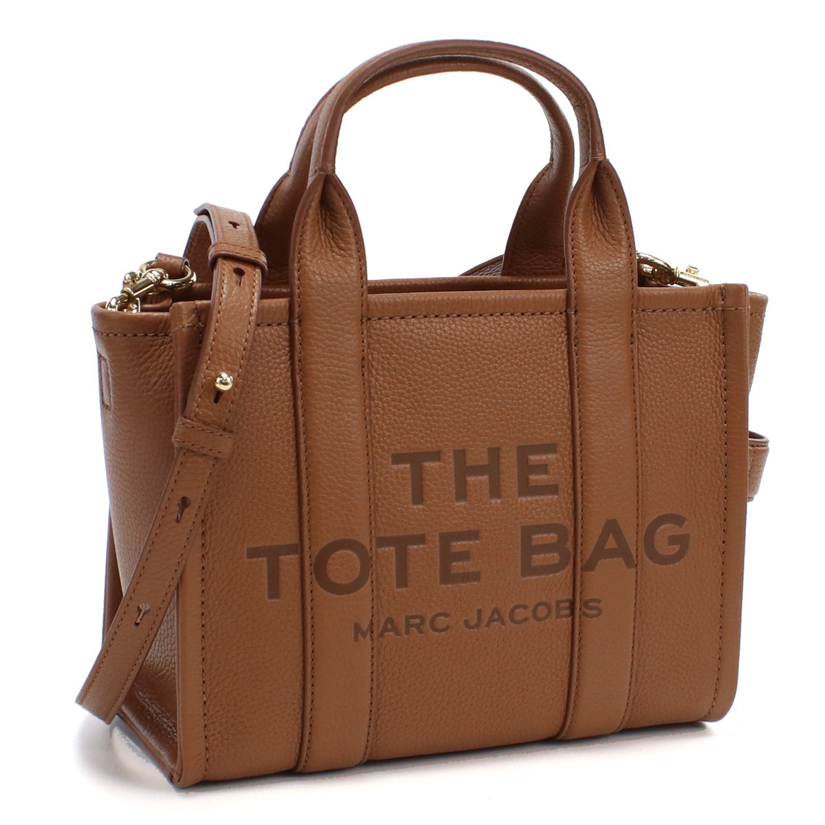 MARC JACOBS マークジェイコブス ザ レザー トートバッグ スモール H009L01SP21 212 THE TOTE BAG SMALL レディース ブラウン
