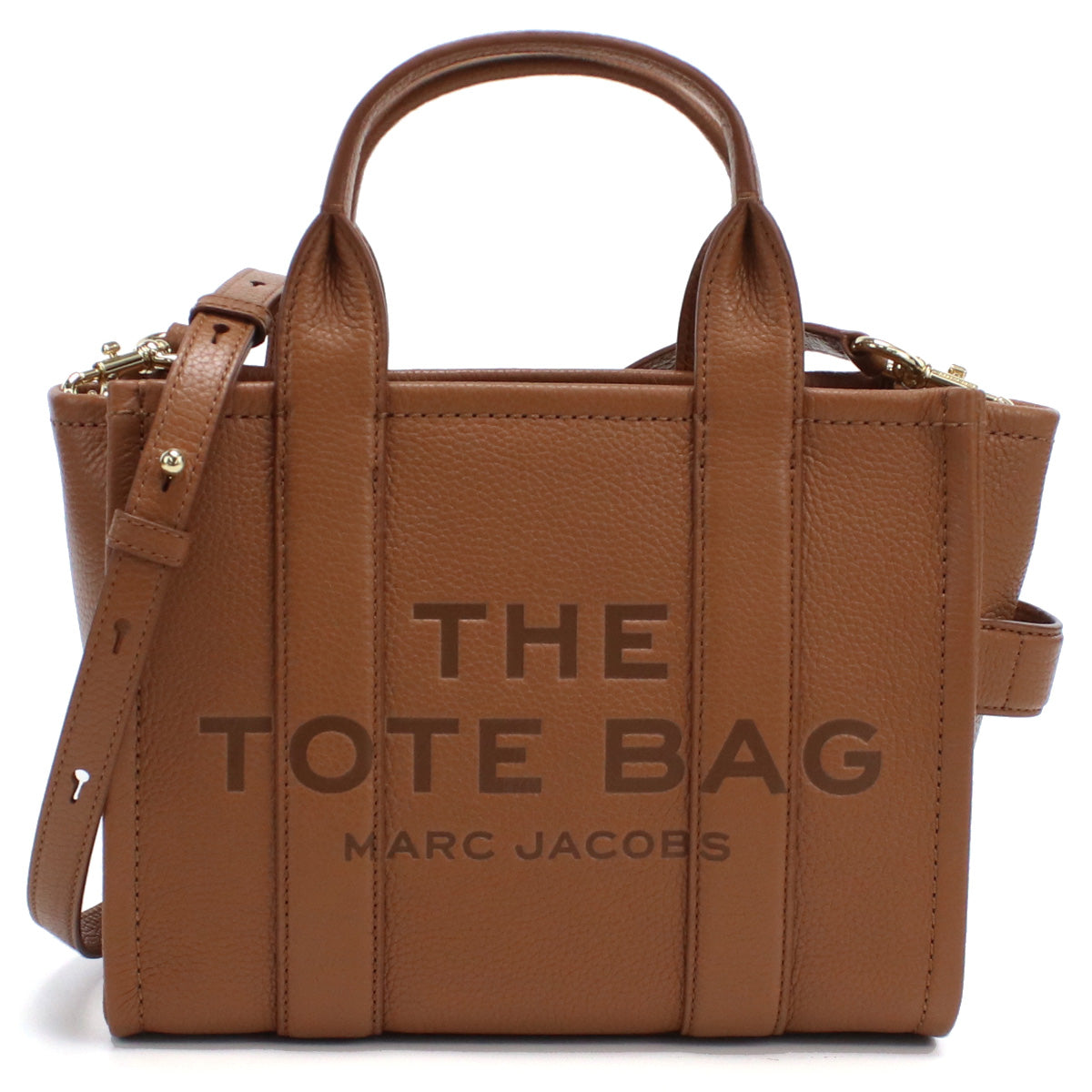 MARC JACOBS マークジェイコブス ザ レザー トートバッグ スモール H009L01SP21 212 THE TOTE BAG SMALL レディース ブラウン