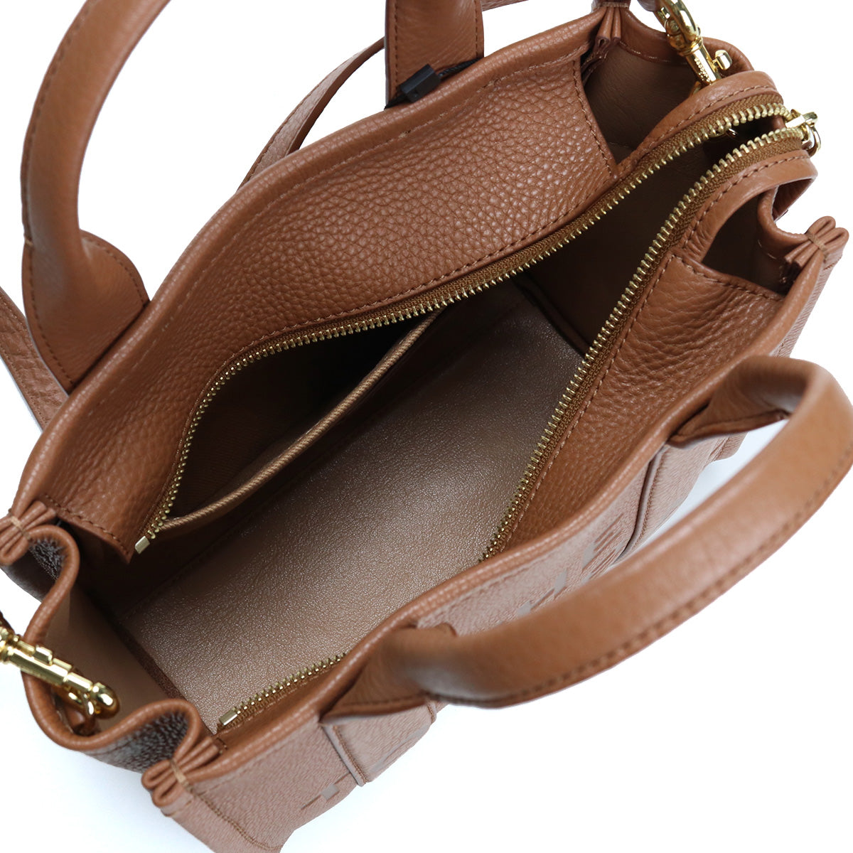 MARC JACOBS マークジェイコブス ザ レザー トートバッグ スモール H009L01SP21 212 THE TOTE BAG SMALL レディース ブラウン