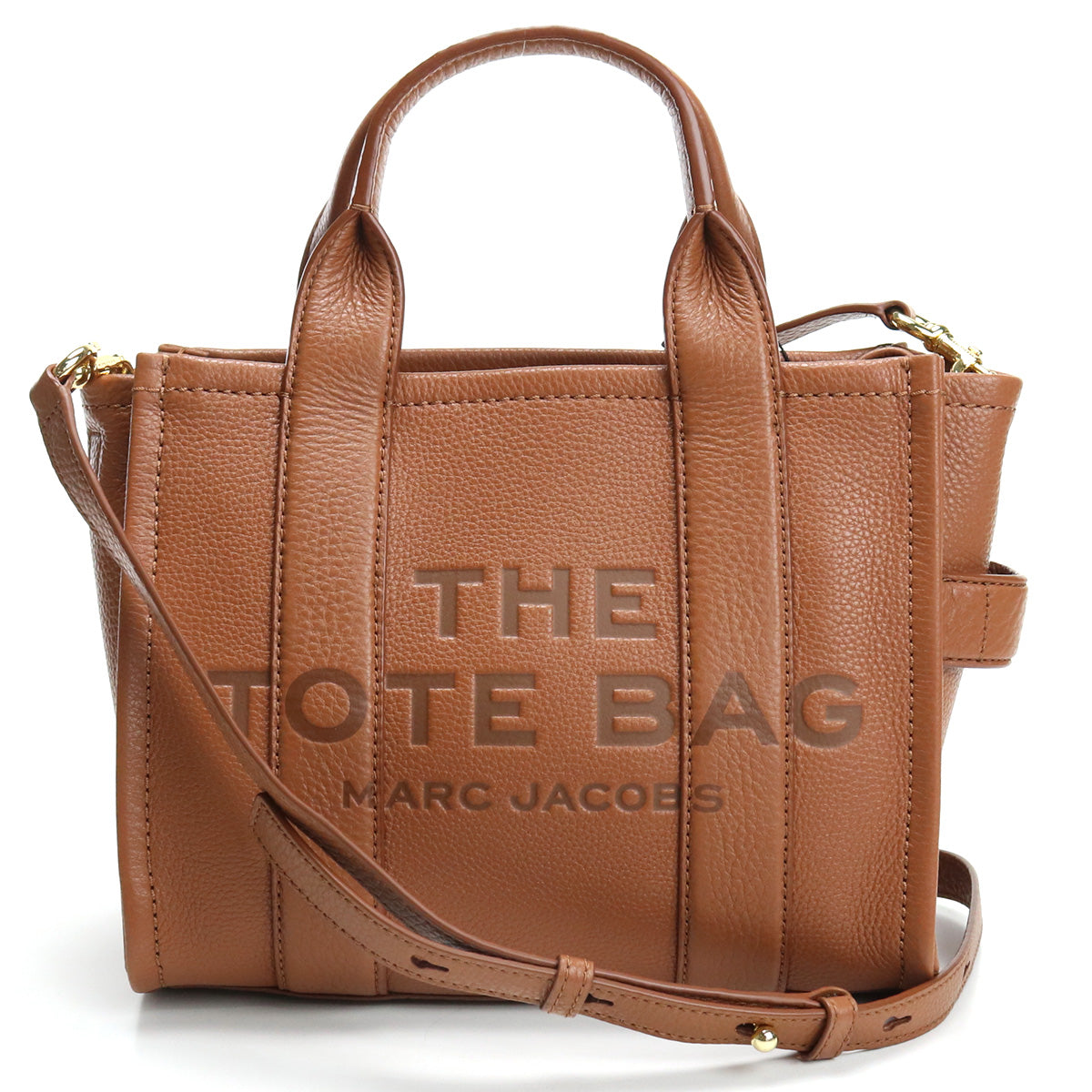 MARC JACOBS マークジェイコブス ザ レザー トートバッグ スモール H009L01SP21 212 THE TOTE BAG SMALL レディース ブラウン