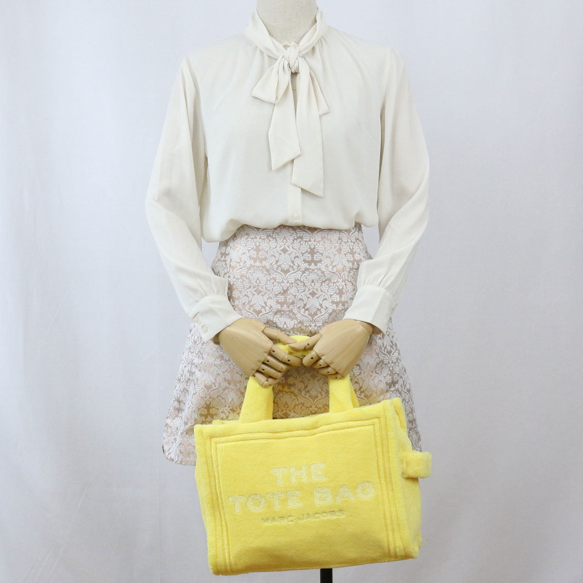 マークジェイコブス THE TERRY SMALL TOTE バッグ イエロー H059M06PF22