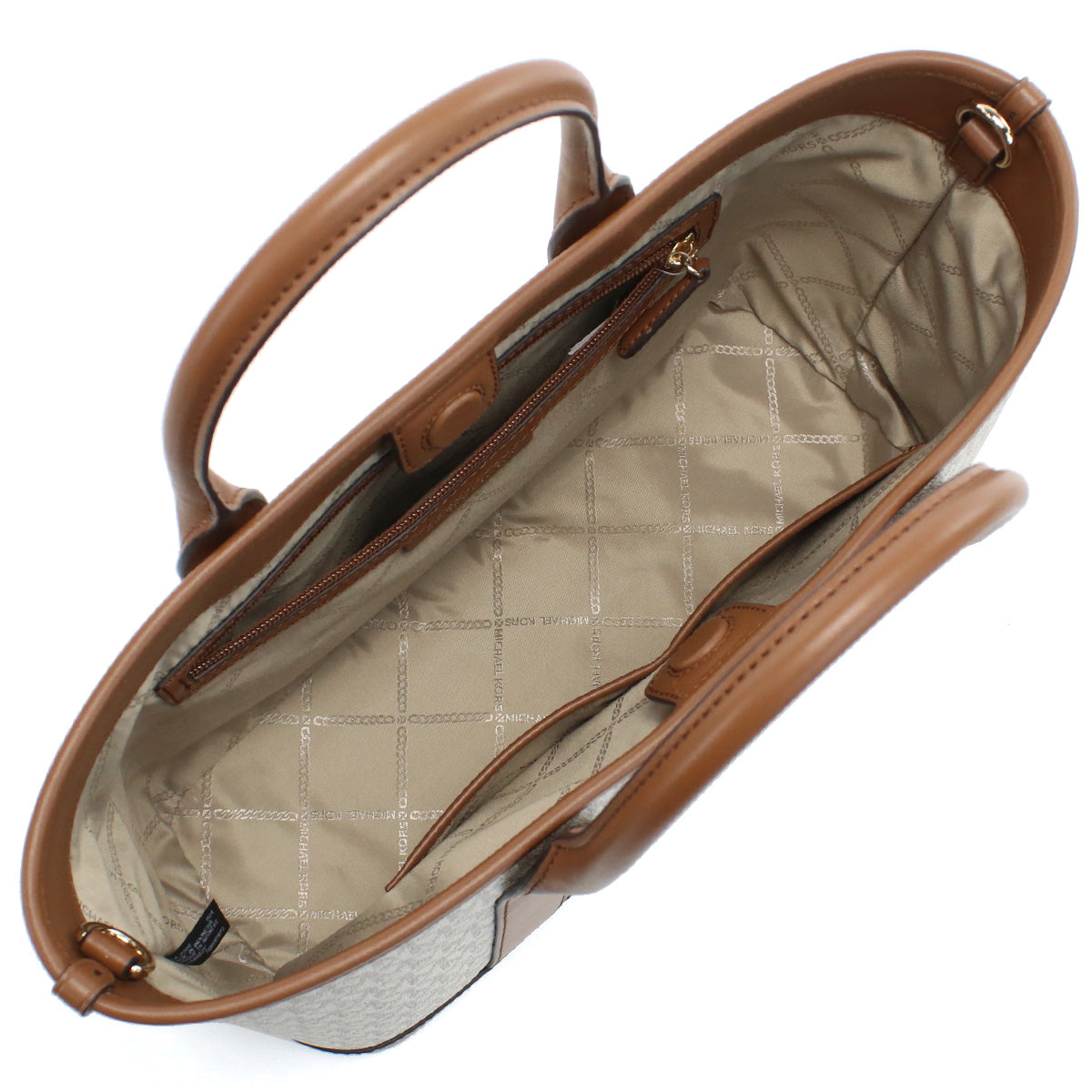 マイケルコース MICHAEL KORS LUISA トートバッグ30R4G99S2V　099VANILLA-LUGG ホワイト系 ブラウン系 bag-01