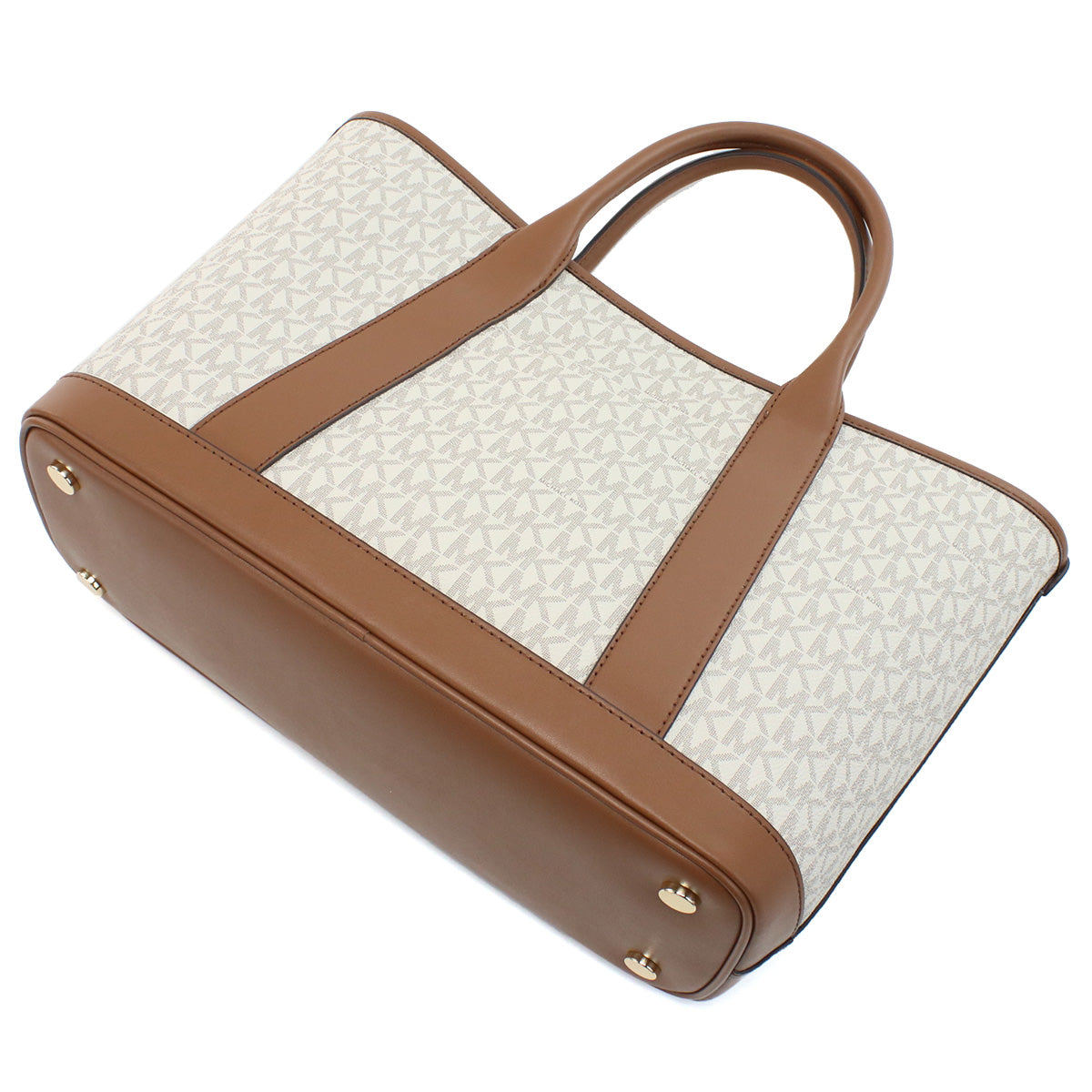 マイケルコース MICHAEL KORS LUISA トートバッグ30R4G99S2V　099VANILLA-LUGG ホワイト系 ブラウン系 bag-01