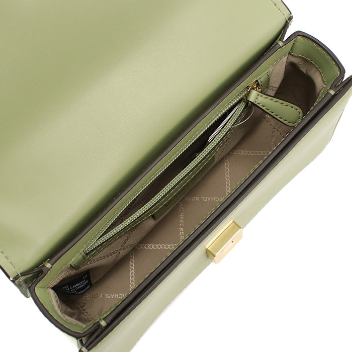マイケルコース MICHAEL KORS DELANCEY ハンドバッグ　ブランド30T4GD8S6L　LEATHER　378LIGHT SAGE グリーン系　bag-01
