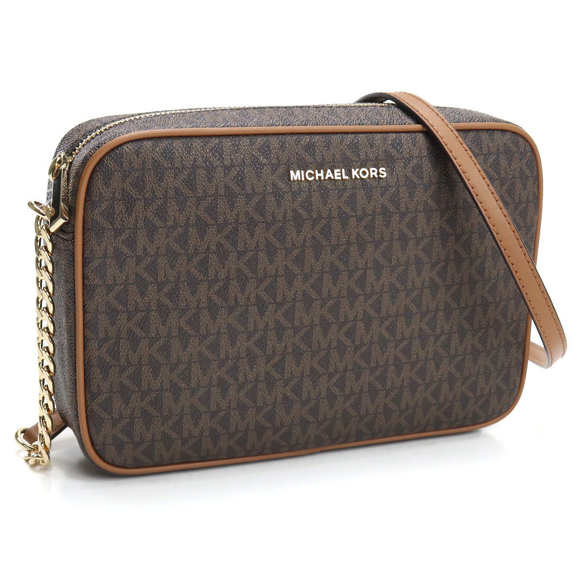MICHAEL KORS マイケルコース 斜め掛け ショルダーバッグ 32F1GJ6C7B 200 JET SET レディース ブラウン