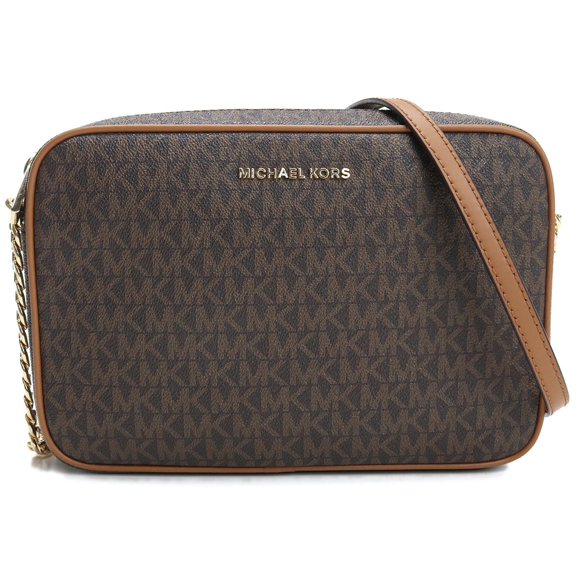 MICHAEL KORS マイケルコース 斜め掛け ショルダーバッグ 32F1GJ6C7B 200 JET SET レディース ブラウン