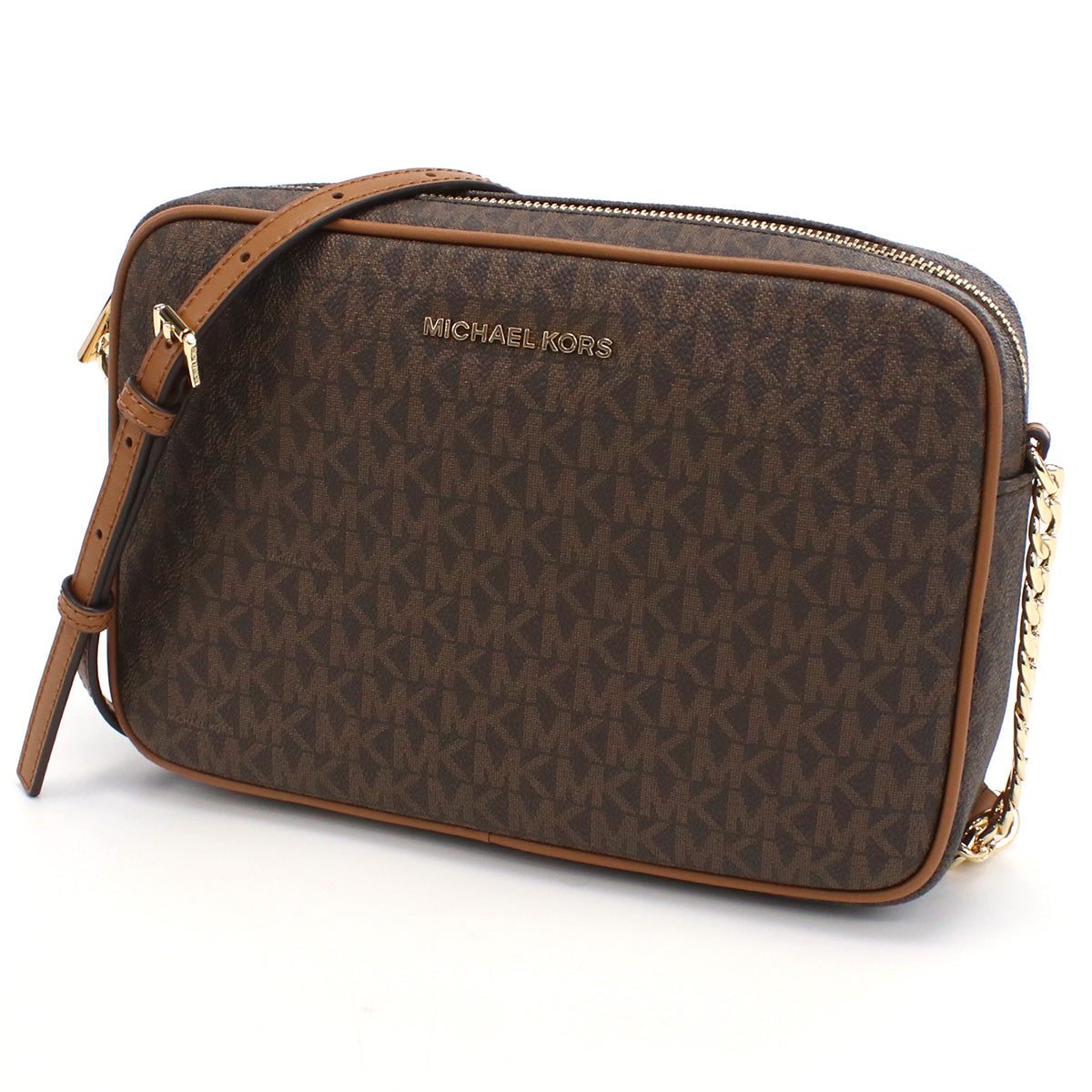 MICHAEL KORS マイケルコース 斜め掛け ショルダーバッグ 32F1GJ6C7B 200 JET SET レディース ブラウン