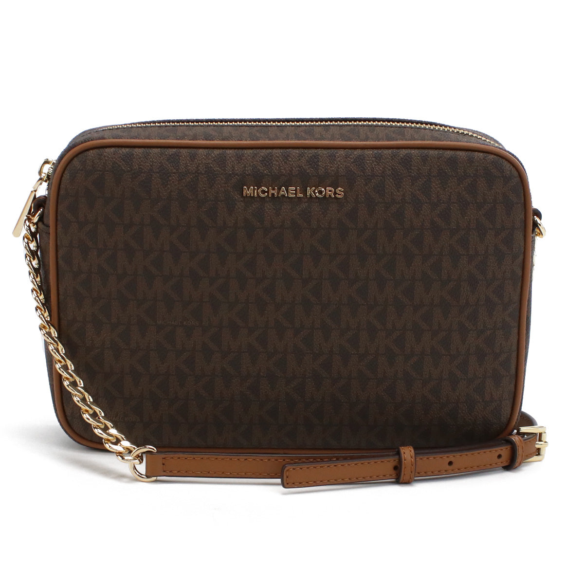 MICHAEL KORS マイケルコース 斜め掛け ショルダーバッグ 32F1GJ6C7B 200 JET SET レディース ブラウン
