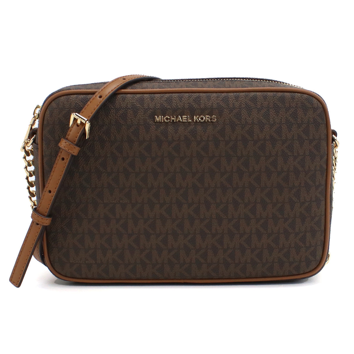 MICHAEL KORS マイケルコース 斜め掛け ショルダーバッグ 32F1GJ6C7B 200 JET SET レディース ブラウン