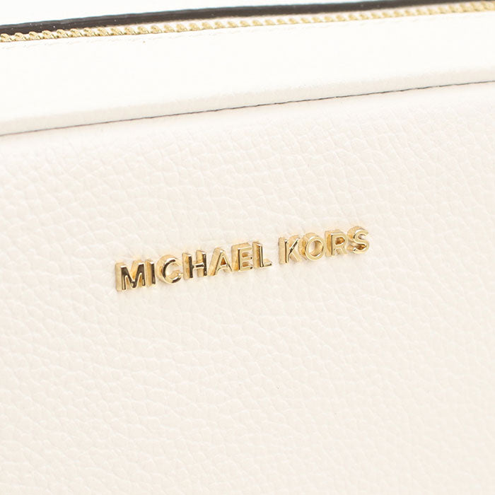 マイケルコース ショルダーバッグ レディース 斜め掛け JET SET ホワイト レザー 32F7GGNM8L 085 MICHAEL KORS