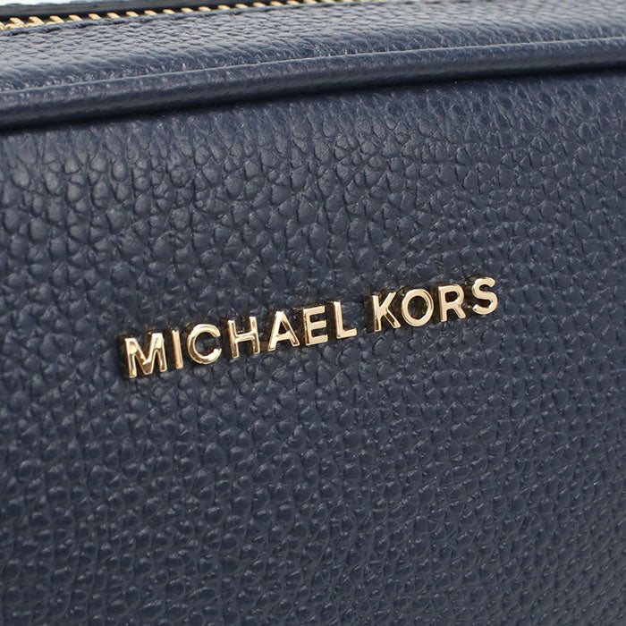 MICHAEL KORS マイケルコース 斜め掛け ショルダーバッグ 32F7GGNM8L LEATHER 406 JET SET レディース ネイビー