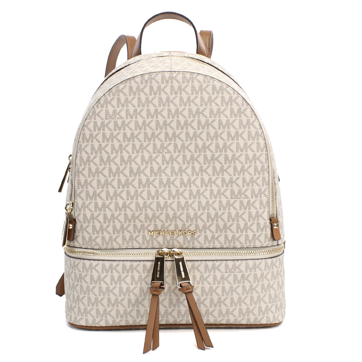 マイケル コース (MICHAEL KORS) RHEA ZIP MKシグネチャー リュック　30S7GEZB1B　VANILLA ホワイト系