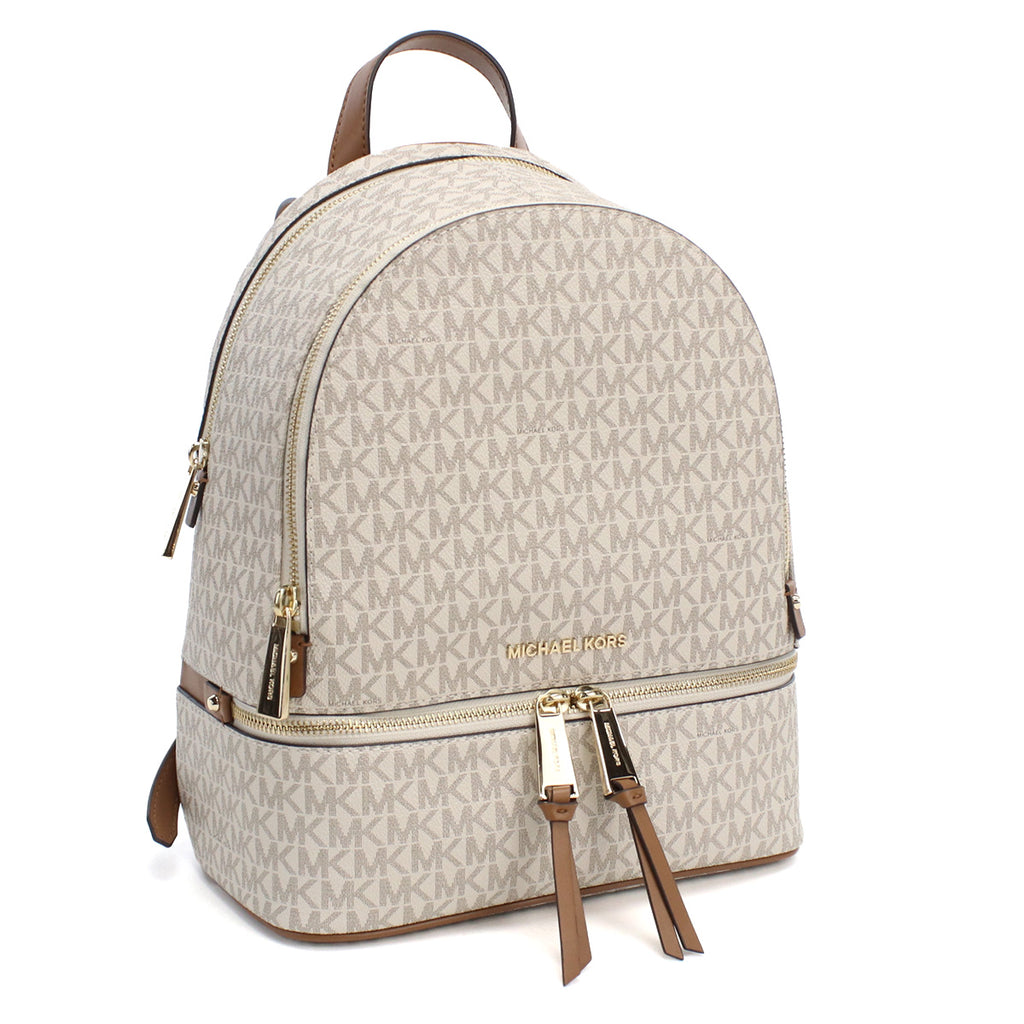 マイケル コース (MICHAEL KORS) RHEA ZIP MKシグネチャー リュック　30S7GEZB1B　VANILLA ホワイト系