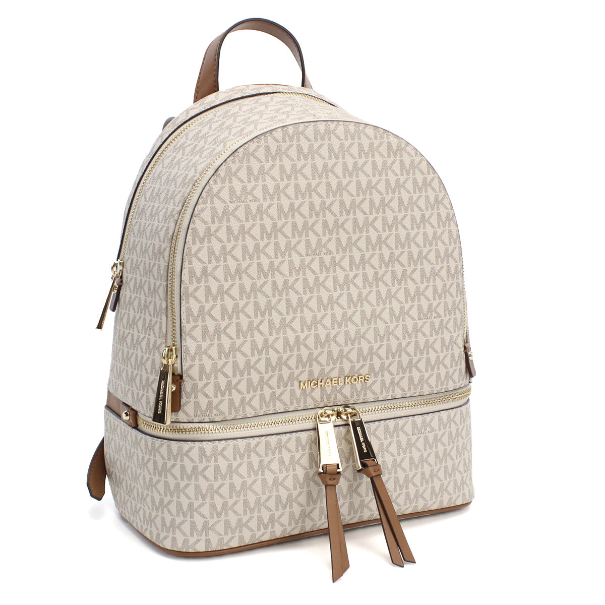 マイケル コース (MICHAEL KORS) RHEA ZIP MKシグネチャー リュック　30S7GEZB1B　VANILLA ホワイト系