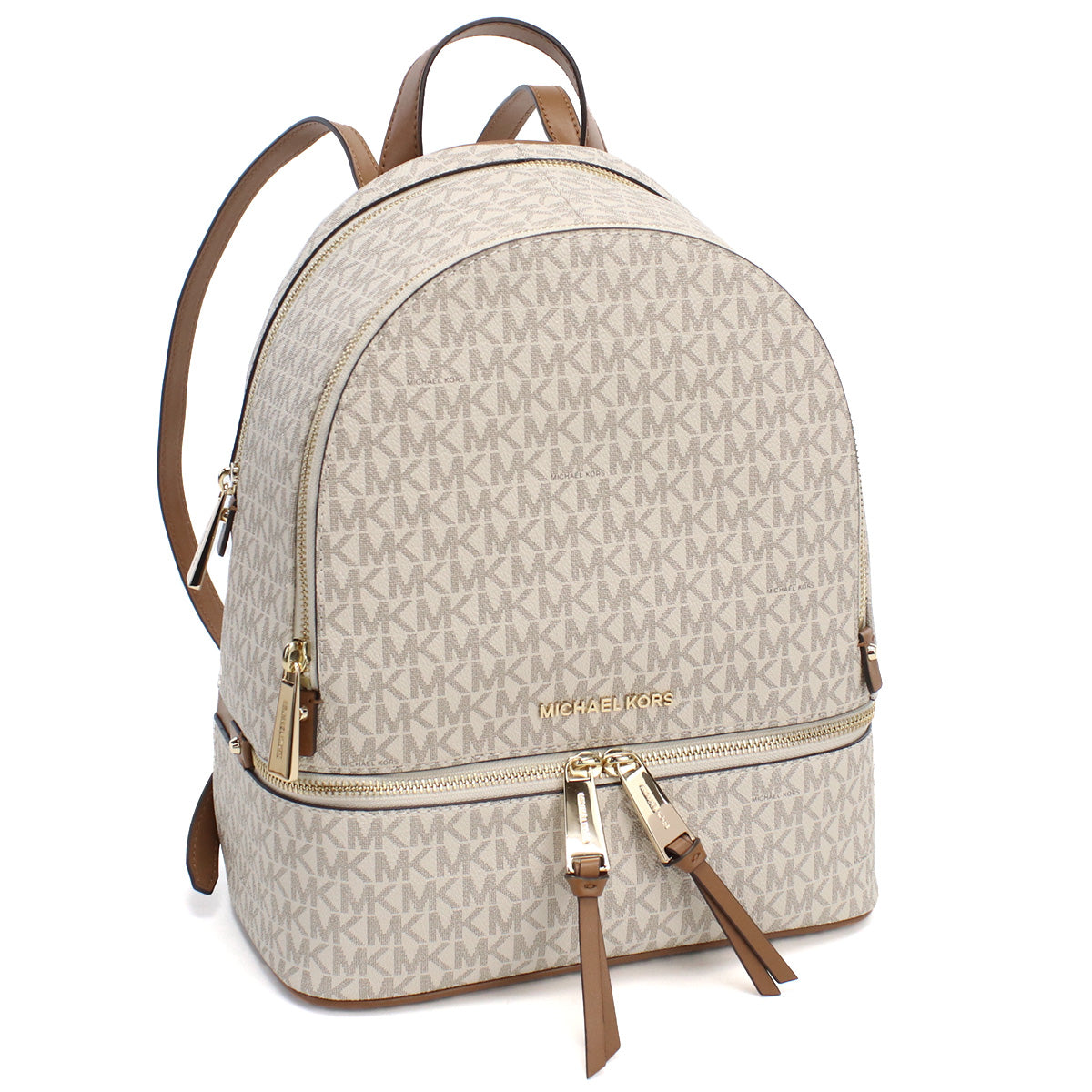 マイケル コース (MICHAEL KORS) RHEA ZIP MKシグネチャー リュック　30S7GEZB1B　VANILLA ホワイト系