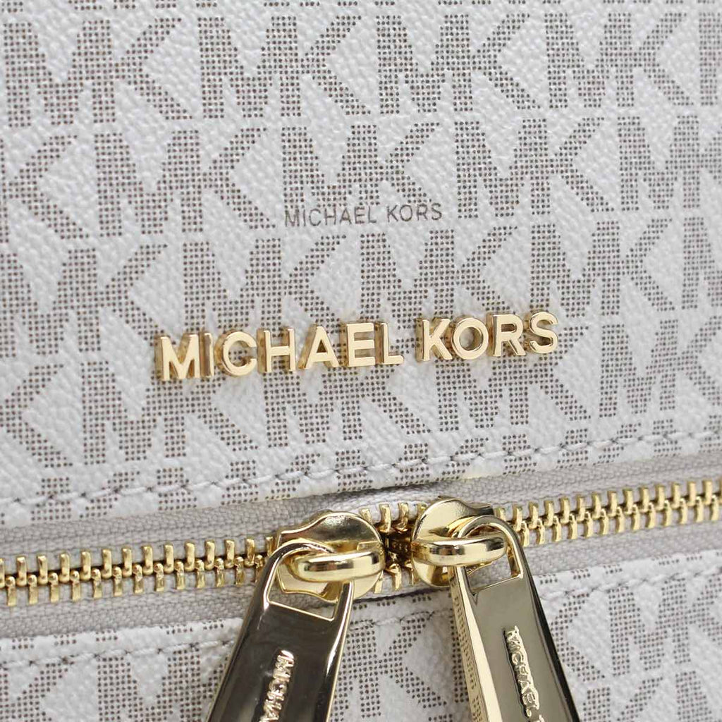 マイケル コース (MICHAEL KORS) RHEA ZIP MKシグネチャー リュック　30S7GEZB1B　VANILLA ホワイト系