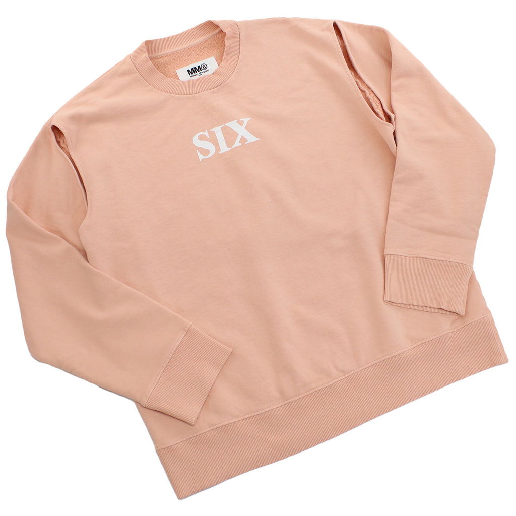 エムエムシックス MM6  レディース スウェット ブランド メゾンマルジェラS62GU0078　S25564　201ピンク系 apparel-01