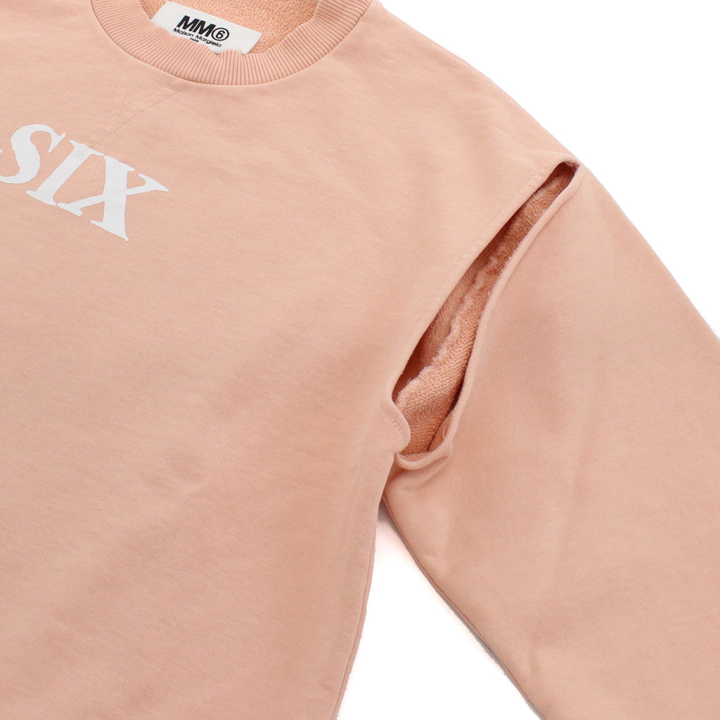 エムエムシックス MM6  レディース スウェット ブランド メゾンマルジェラS62GU0078　S25564　201ピンク系 apparel-01