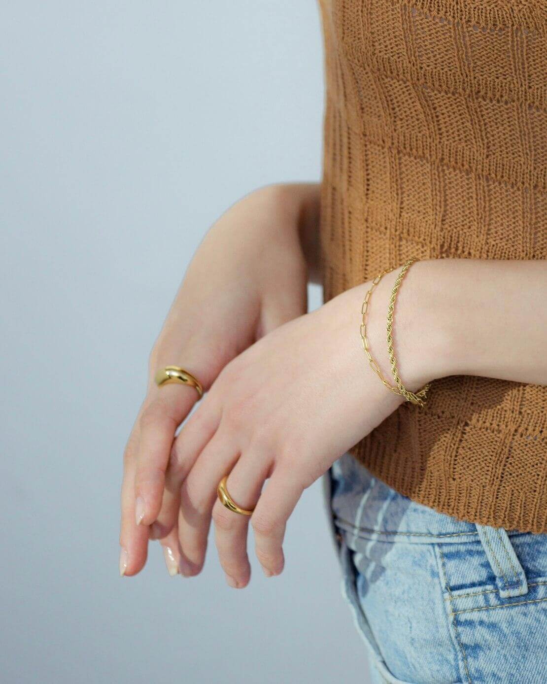 [Oro] Bracciale a catena stretto