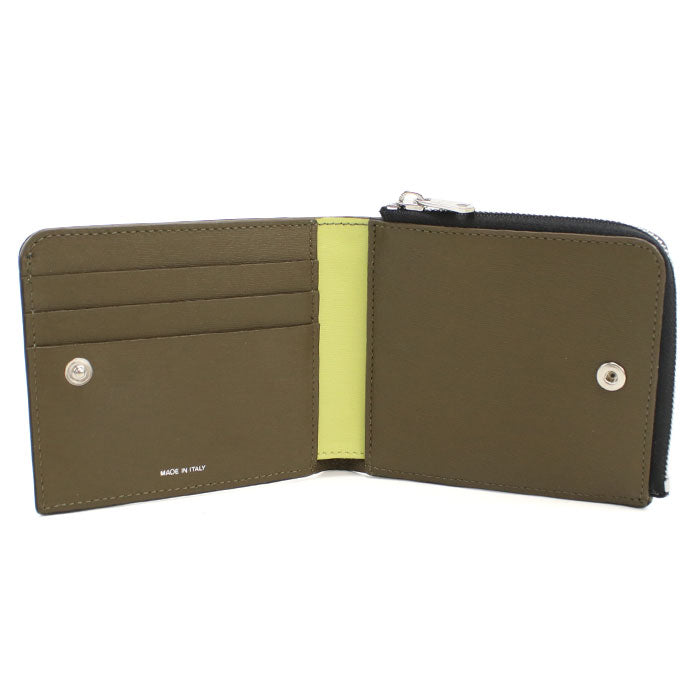 Paul Smith ポールスミス 二つ折り財布 小銭入付き M1A7970 USTRGS 79 メンズ ブラック カーキ