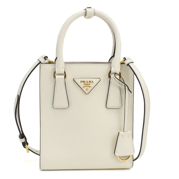 プラダ PRADA ハンドバッグ　ブランド1BA358　NZV V EOO　F0PG7BIANCON ホワイト系　bag-01
