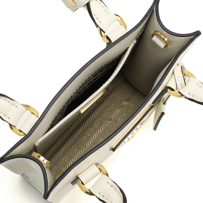 プラダ PRADA ハンドバッグ　ブランド1BA358　NZV V EOO　F0PG7BIANCON ホワイト系　bag-01